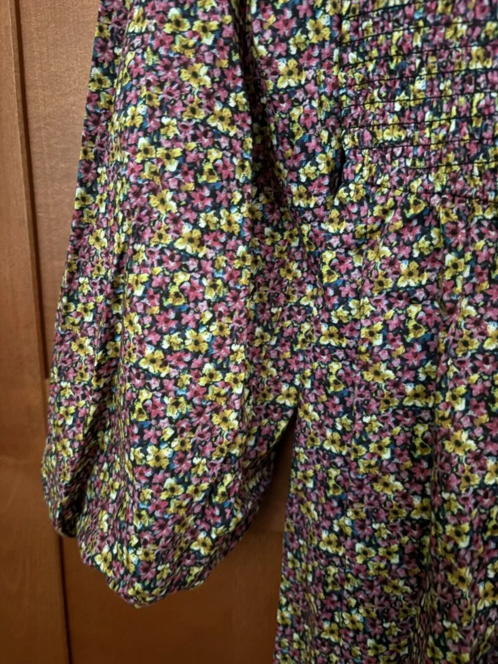 J.Crew Organic Cotton Daydream Midi Dress in Liberty® Busy Izzy Fabric Sz M